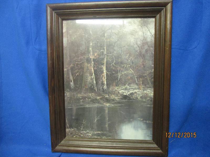 23 x 29 framed nature scene ...