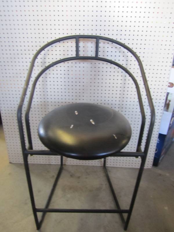 one black decorative porch chair se...