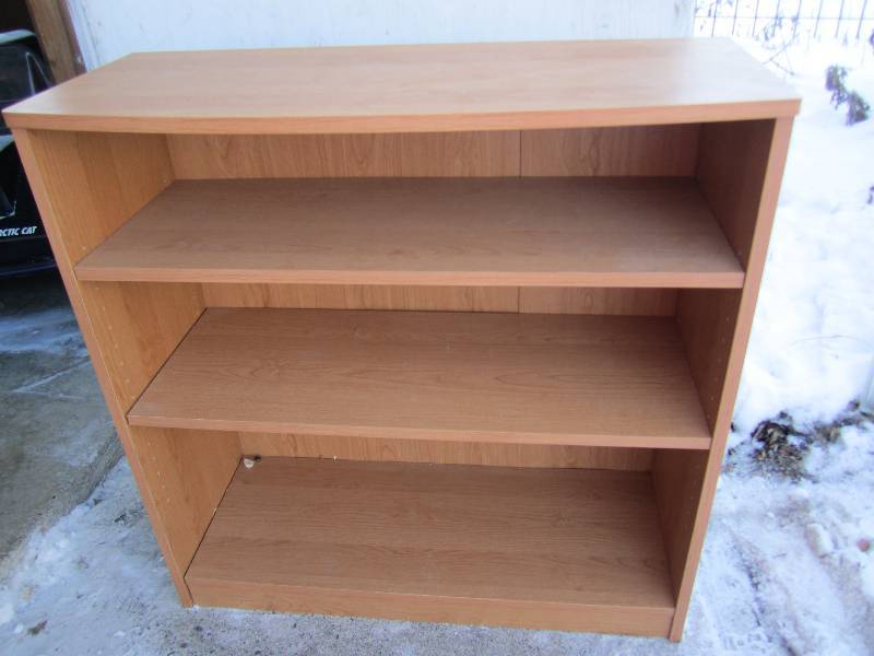nice wooden book shelf, 4 shelves, ...