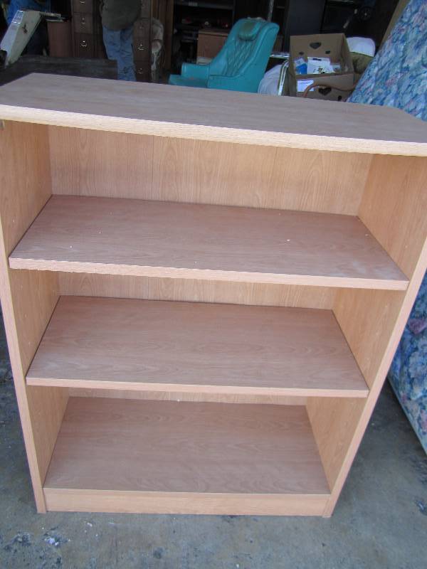 wooden book shelf ...