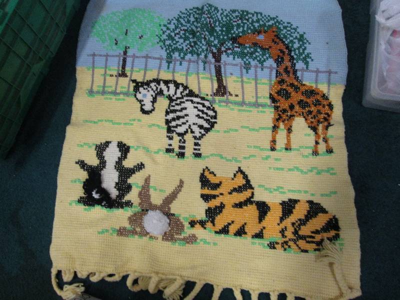 Animal print rug blanket...