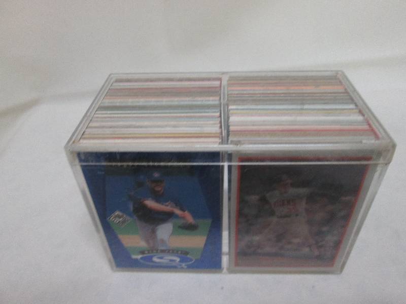 MLB baseball cards in case...