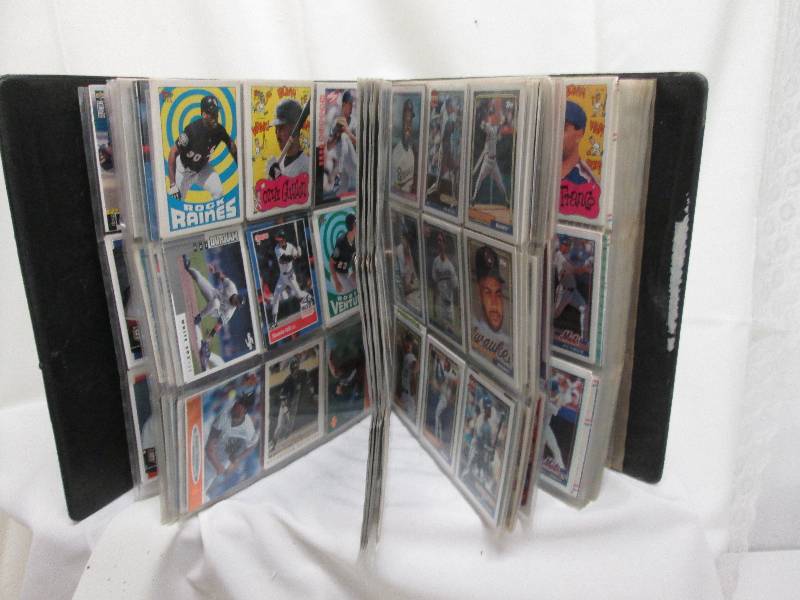 Baseball Cards in collector album...