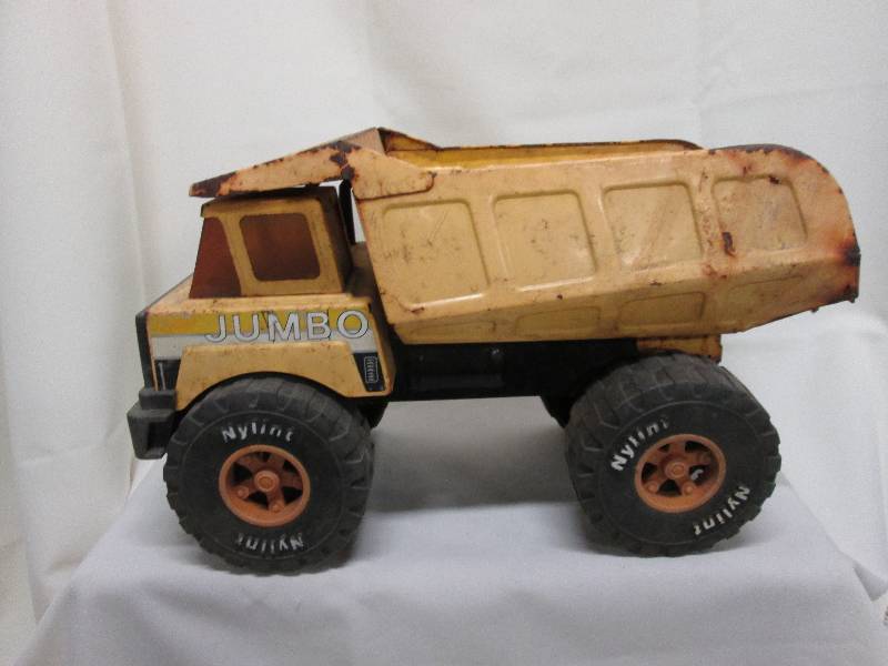 Vintage Nylint Jumbo Yellow Dump Tr...