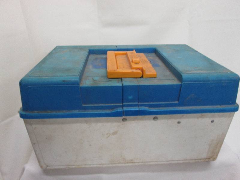 Plano tackle box with bobbers...