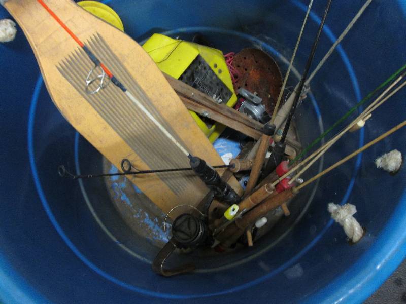 Ice Fishing Gear, Filet board, Rods...