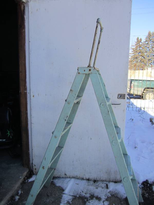 vintage  painted step ladder...
