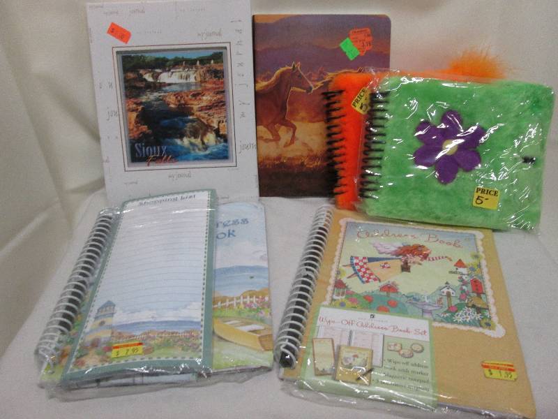 lot 353 image: 4 assorted journal books, 2 address...