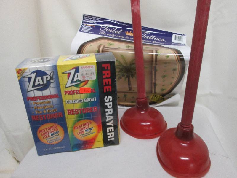 lot 12 image: 1 pk Zap PorcelainGrout Restorer, ...