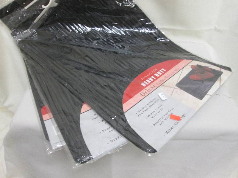 lot 13 image: Lot of 3 Dura-Kleen, Rubber Welcome...