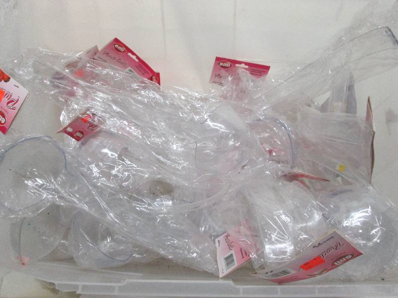 lot 18 image: Large lot of plastic punch bowl lad...
