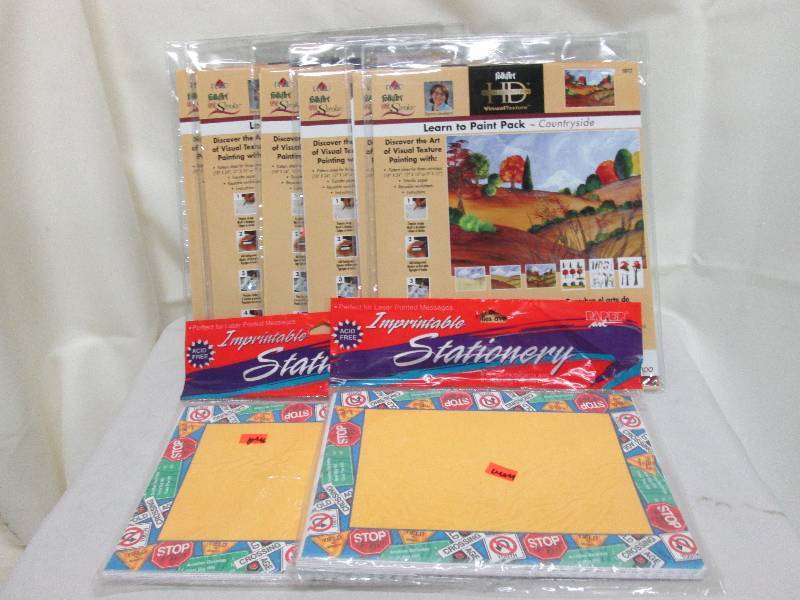 lot 26 image: Lot of 6  Learn to Paint packs, ...