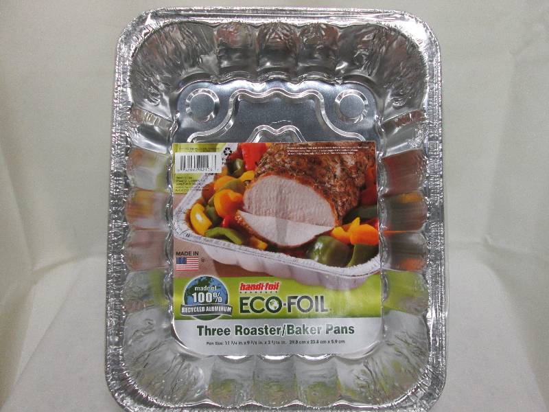 lot 72 image: 4 pk of 3pk aluminum roasterbaker...