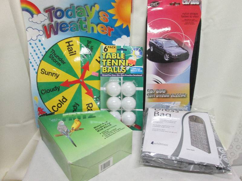 lot 110 image: Mixed lot Weather chart, Visor CD...