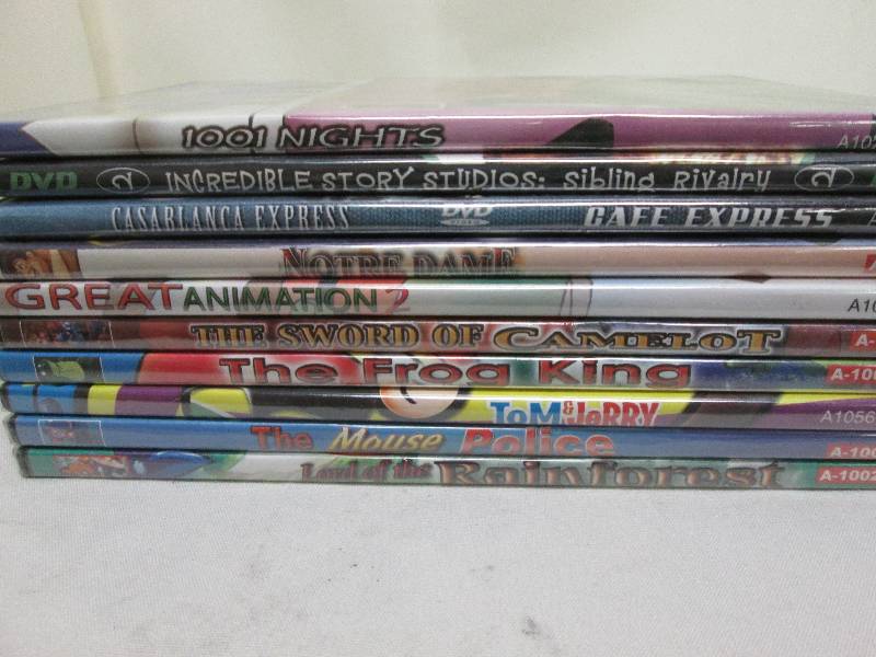 lot 137 image: Lot of 10 assorted unopened DVDs...