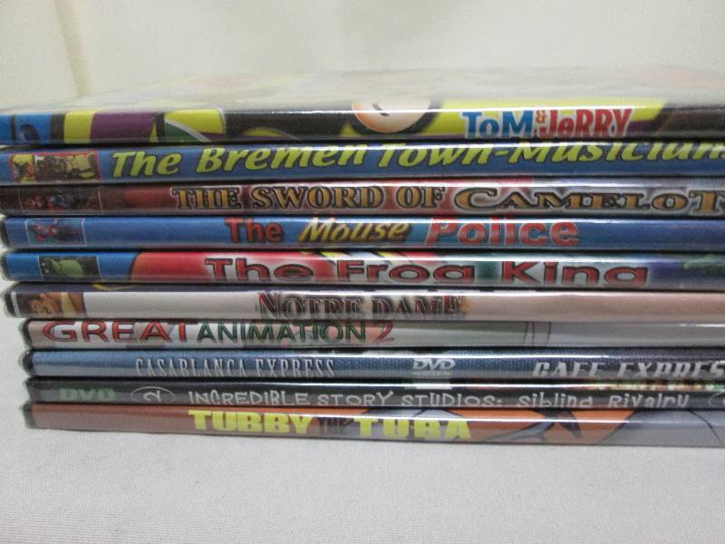 lot 138 image: Lot of 10 assorted unopened DVDs...