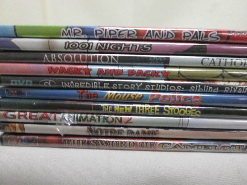 lot 145 image: Lot of 10 assorted unopened DVDs...