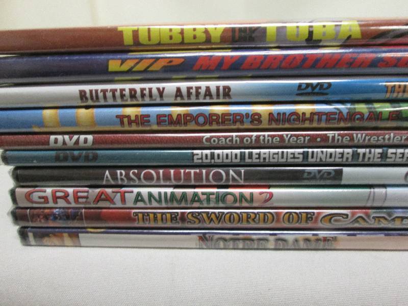 lot 146 image: Lot of 10 assorted unopened DVDs...