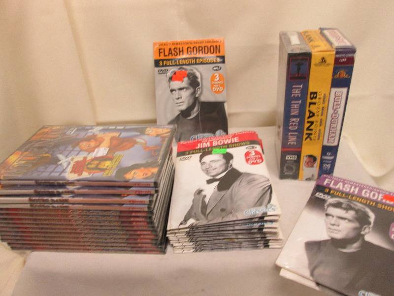 lot 159 image: Large lot of DVDs & 3 VHS movies...