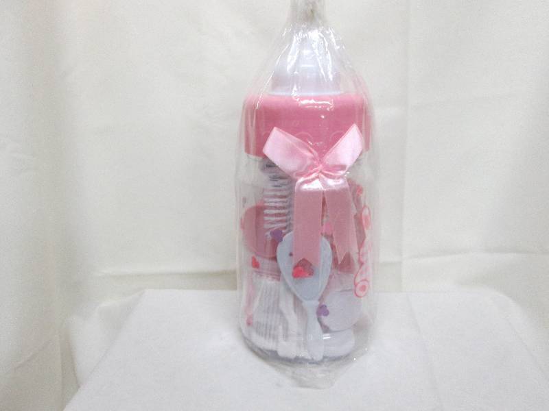 lot 163 image: Baby girl baby bottle gift Include...