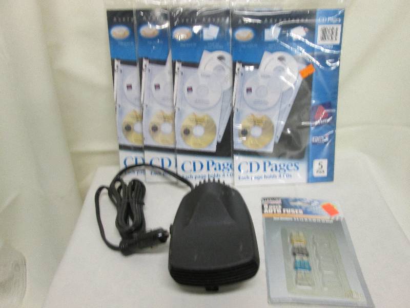 lot 196 image: Auxillary auto fanheater, 4 pkg CD...