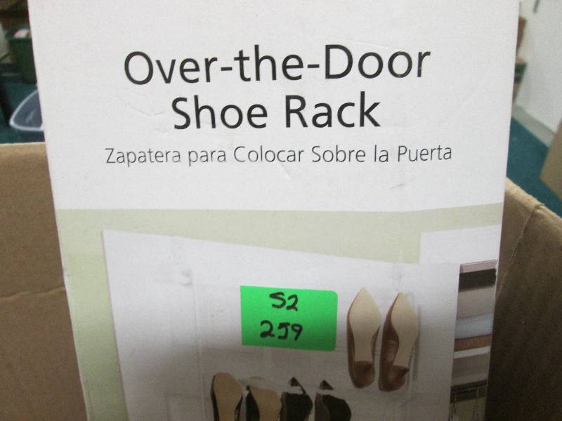 lot 259 image: Over the door shoe rack...