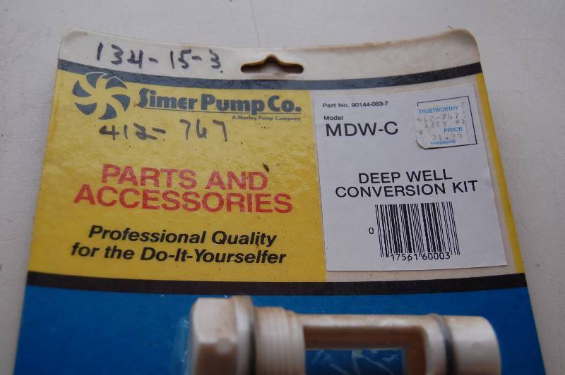 lot 83 image: Deep Well Conversion Kit