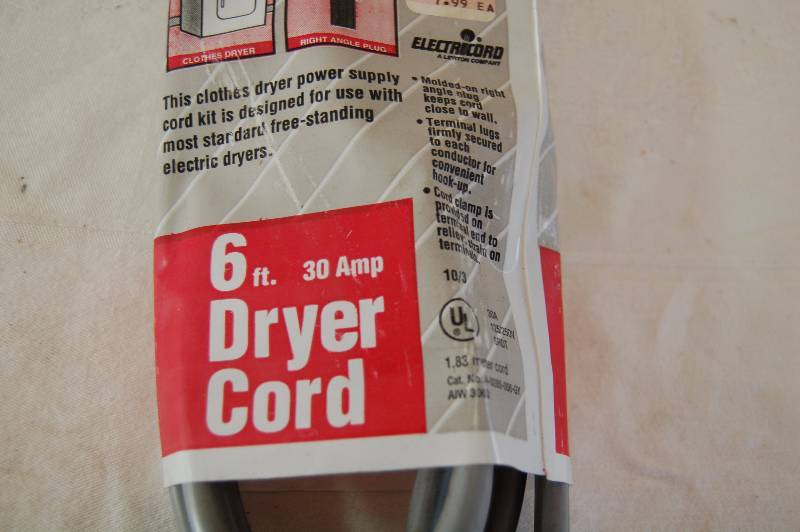lot 125 image: Dryer Cord