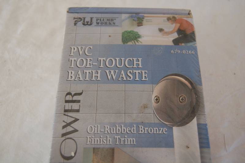 lot 156 image: Toe Touch Bath Drain