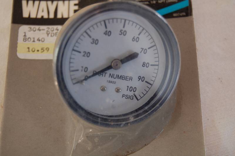 lot 167 image: Pressure Gauge