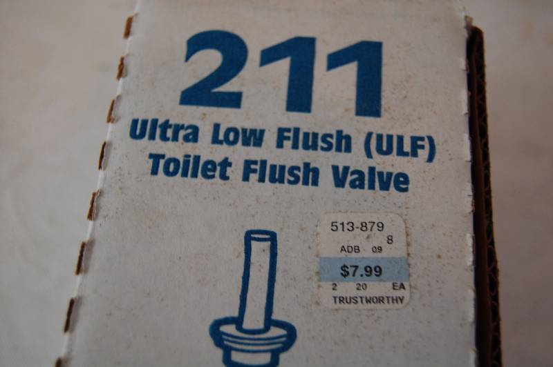 lot 201 image: Toilet Flush Valve