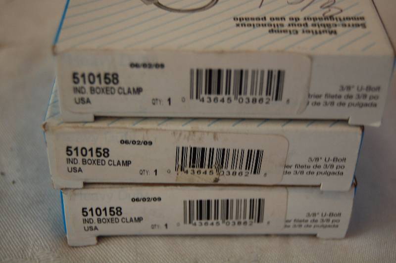 lot 211 image: Exhaust Clamps