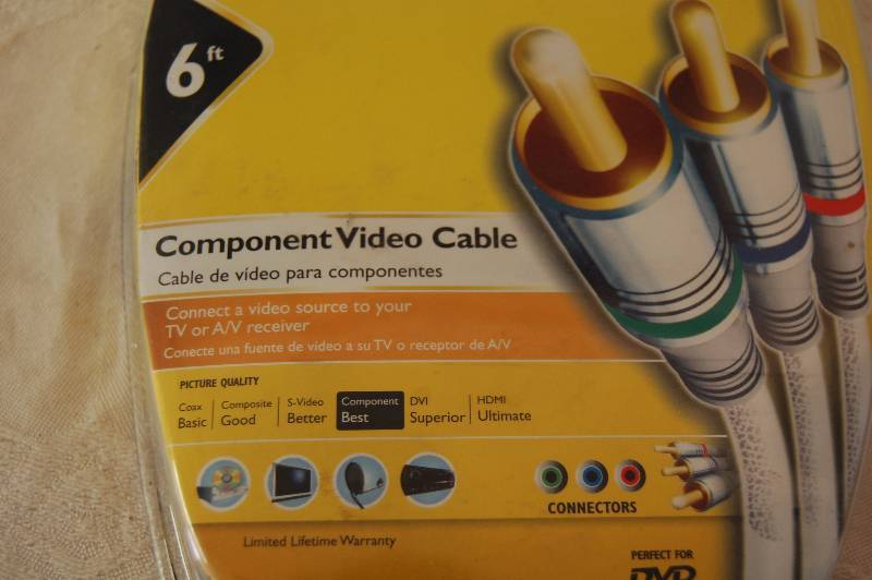 lot 217 image: Component  Video Cables