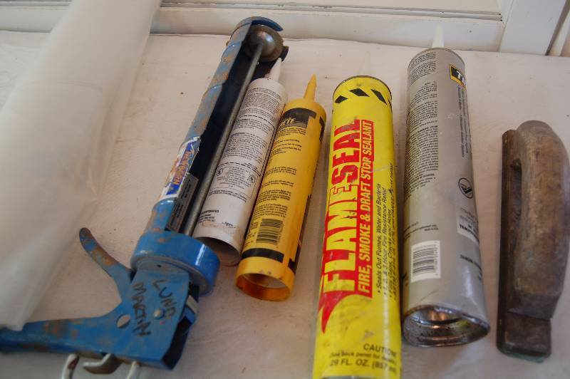 lot 224 image: Assorted Sealant and Tools