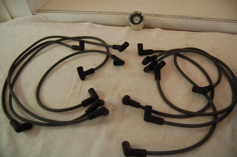lot 266 image: Plug Wires and Auto Gauge