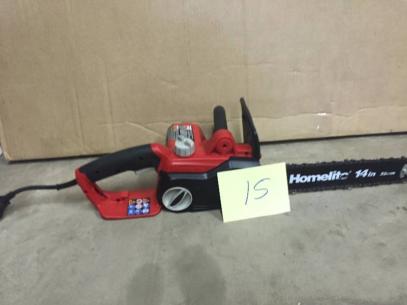 lot 15 image: Homelite Chainsaw tested works