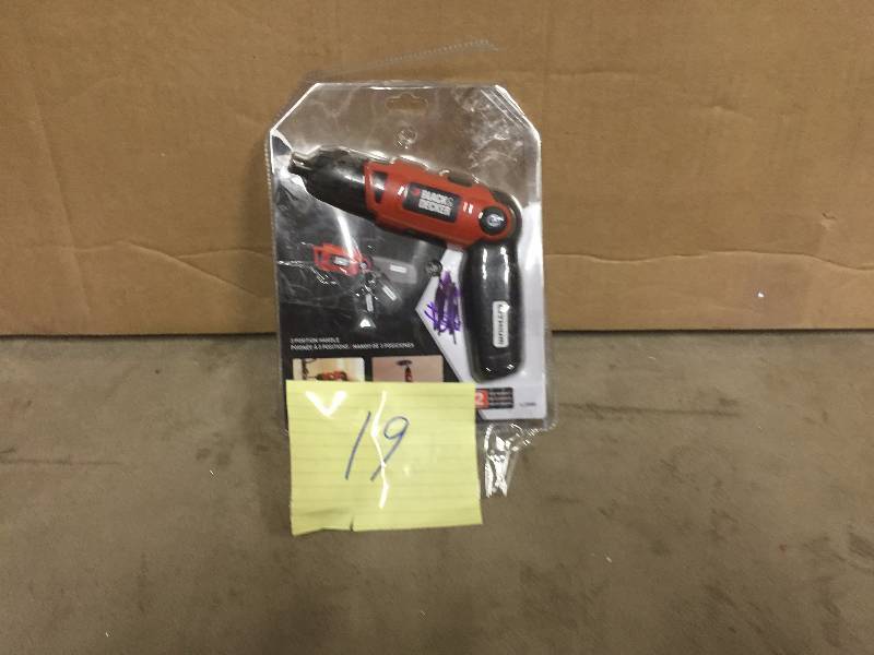lot 19 image: Black & Decker LI2000 3Position