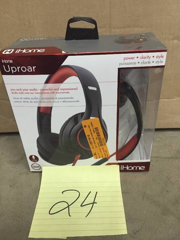 lot 24 image: iHome Uproar Headphones