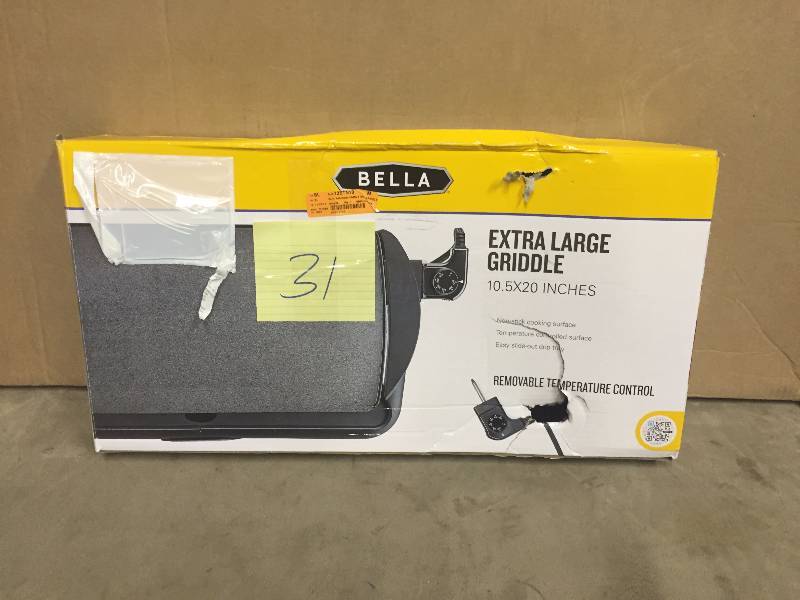 lot 31 image: Extra Large Griddle Bella Tested Works