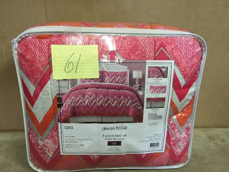 lot 61 image: Full size Bed Set