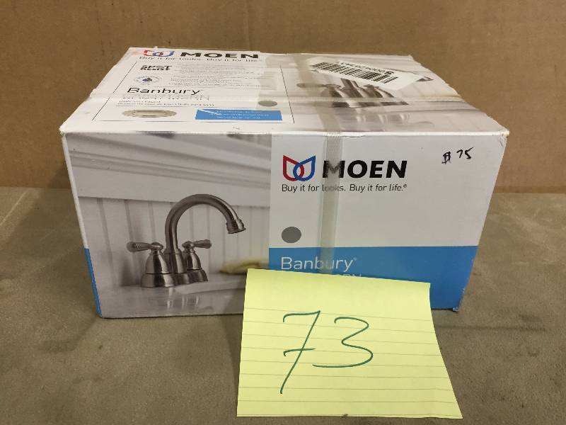 lot 73 image: Moen Banbury Faucet New