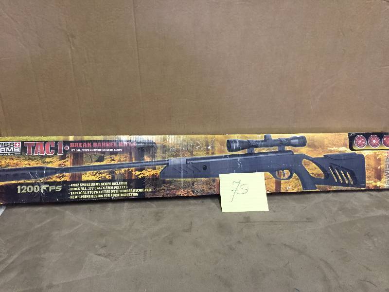lot 75 image: Barrel Soft Gun Riffle - missing the scope
