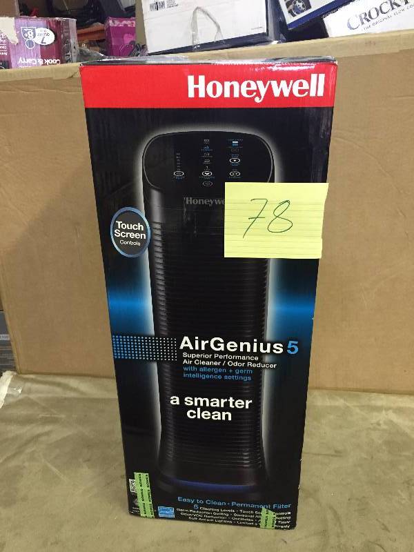 lot 78 image: Honeywell Air Genious 5 Air Cleaner new