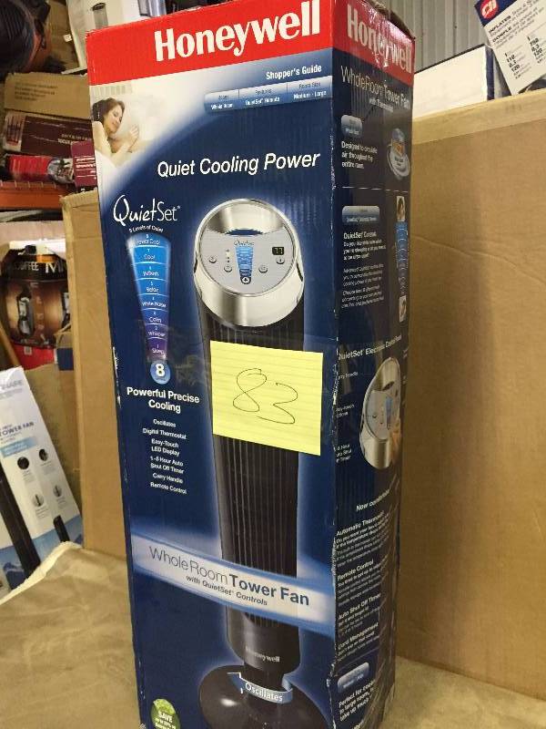 lot 83 image: Honeywell Tower Fan Tested works