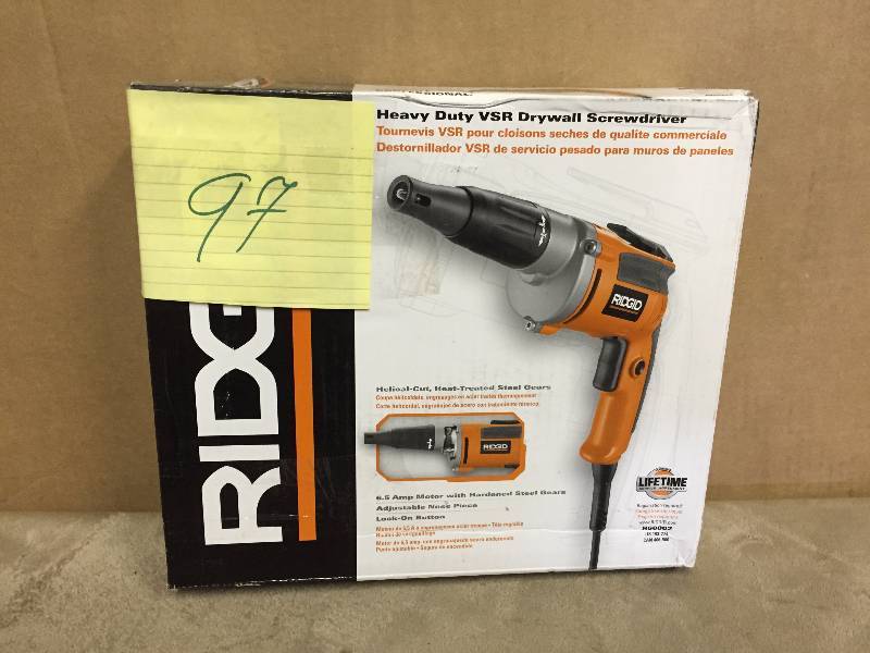lot 97 image: Ridgid Heavy DutyDrywall Screwdriver New