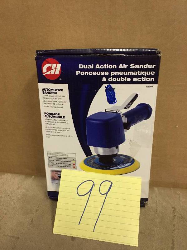 lot 99 image: CH Dual Action Air Sander New