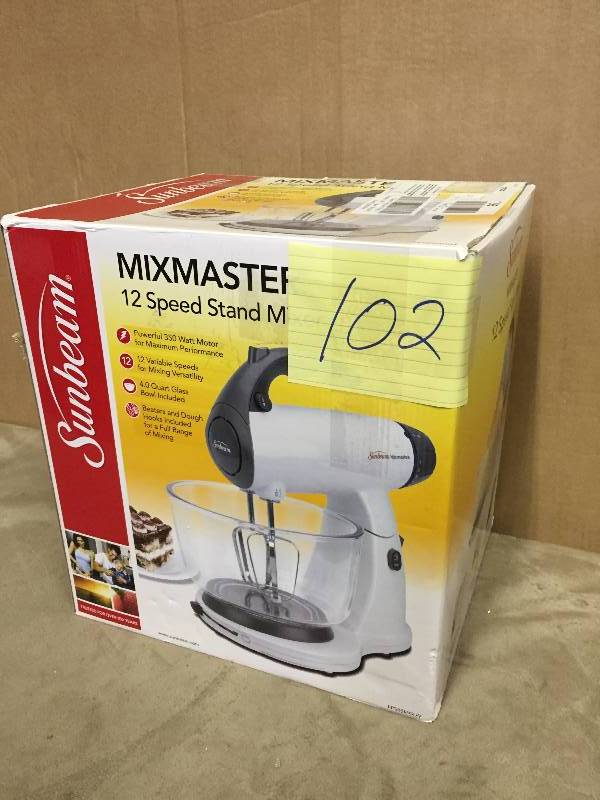 lot 102 image: Sunbeam Mix Master like new