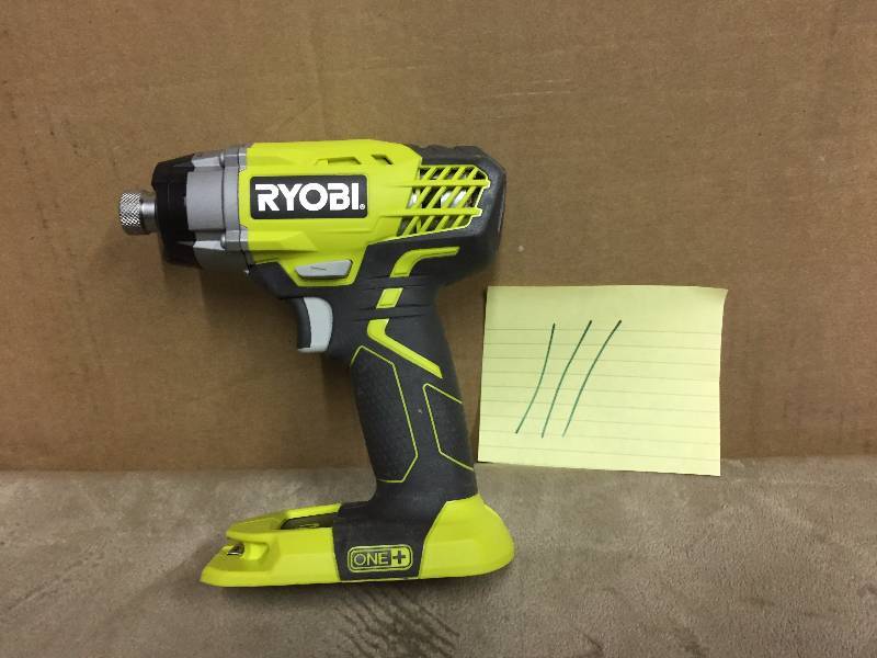 lot 111 image: Ryobi 18v Impact Driver Tool Only no battery included good working condition