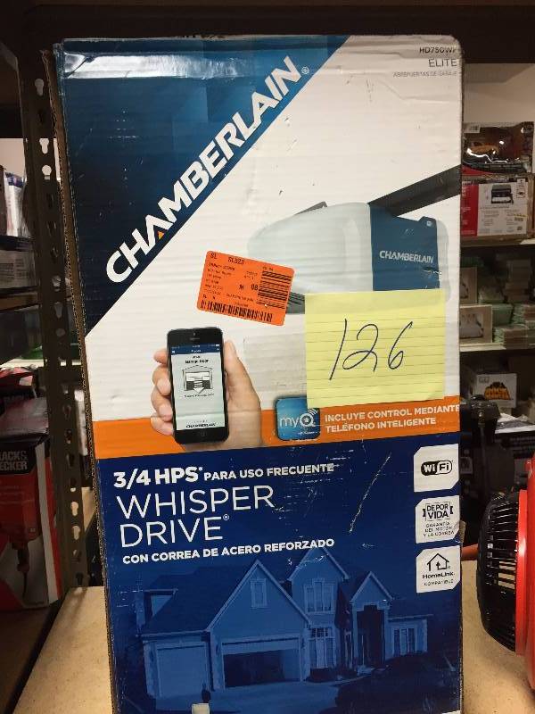 lot 126 image: Chamberlain 34 Whisper Drive Garage Opener