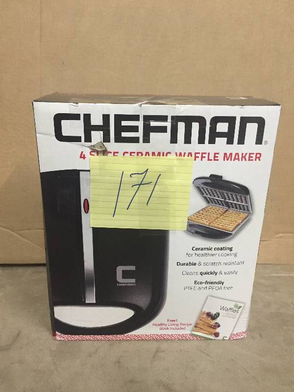 lot 171 image: Chefman Waffle Maker